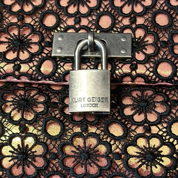 NWT Gorgeous Kurt Geiger London Lace Mini Brixton Bag - Picture 15 of 16